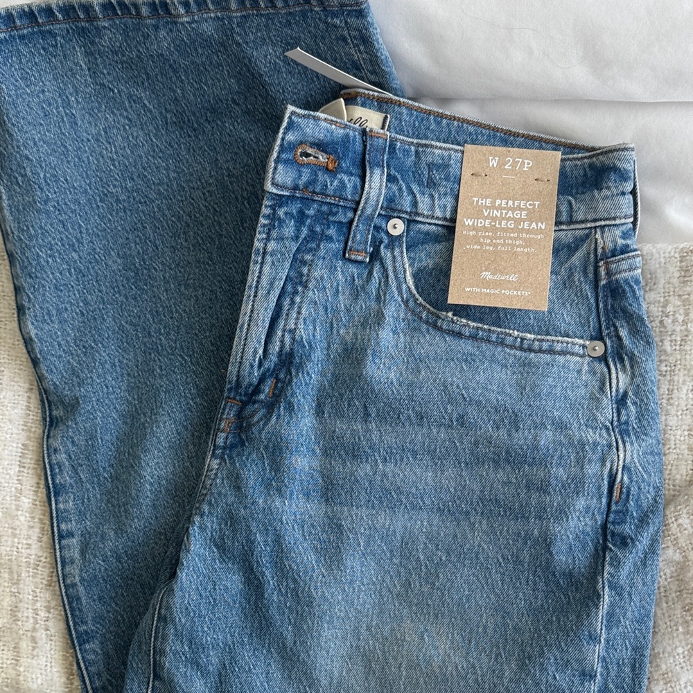 Madewell the perfect vintage wide leg Jeans
